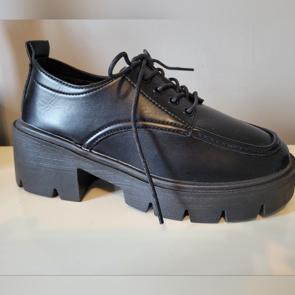 Chunky Goth Oxfords, BNWT, Size 38 - Picture 7 of 10
